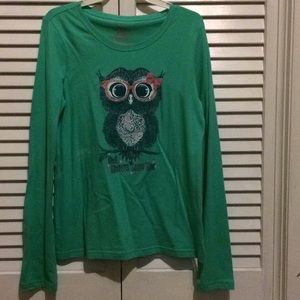 Long sleeve owl shirt